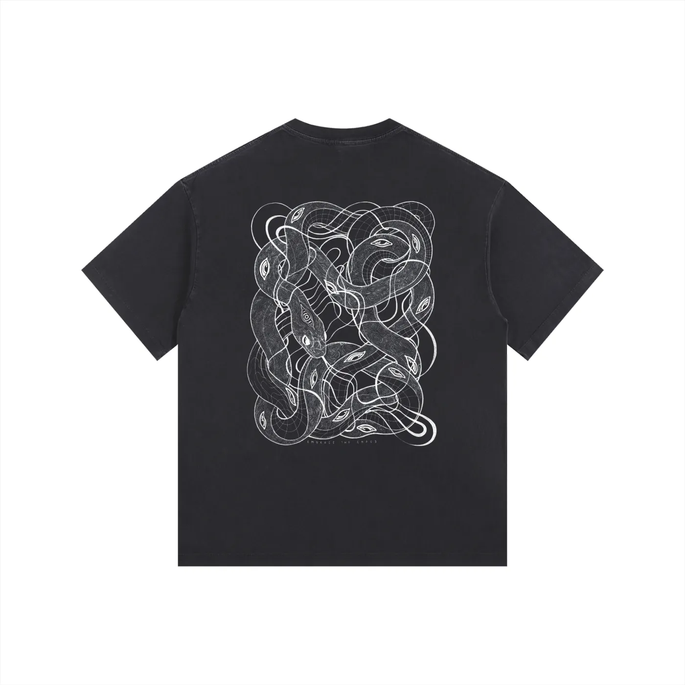 Embrace The Chaos - Vintage Washed Oversized Cotton T-Shirt (Patakota Collab) sold by Phantasmagorical product image thumbnail 4