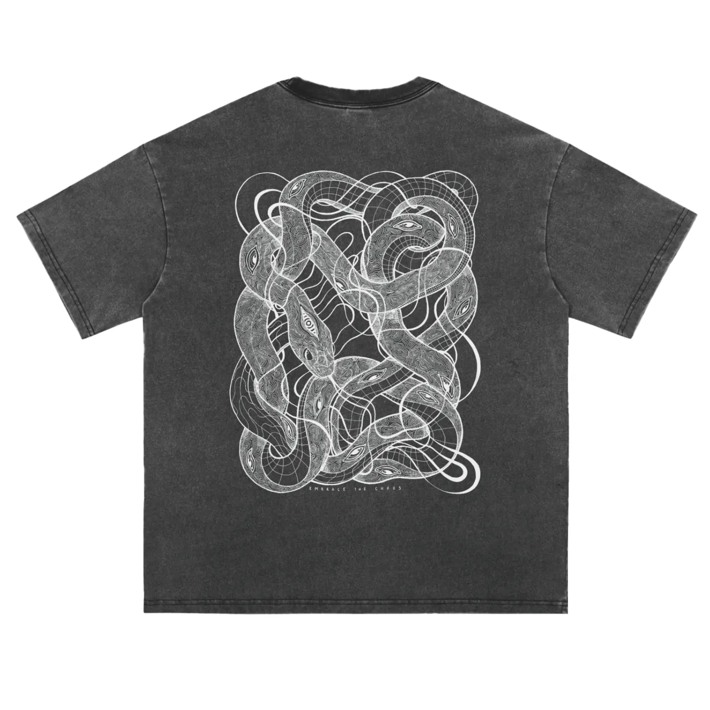 Embrace The Chaos - Fluffy Vintage Washed T-Shirt - 250 GSM (Special Edition) sold by Phantasmagorical product image thumbnail 2