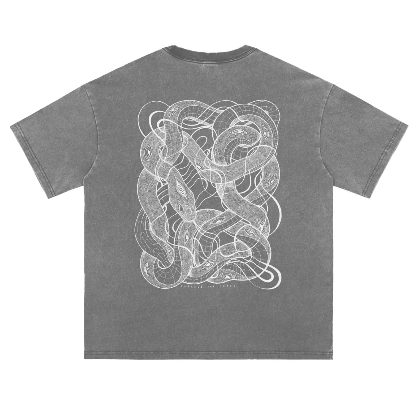 Embrace The Chaos - Fluffy Vintage Washed T-Shirt - 250 GSM (Special Edition) sold by Phantasmagorical product image thumbnail 4