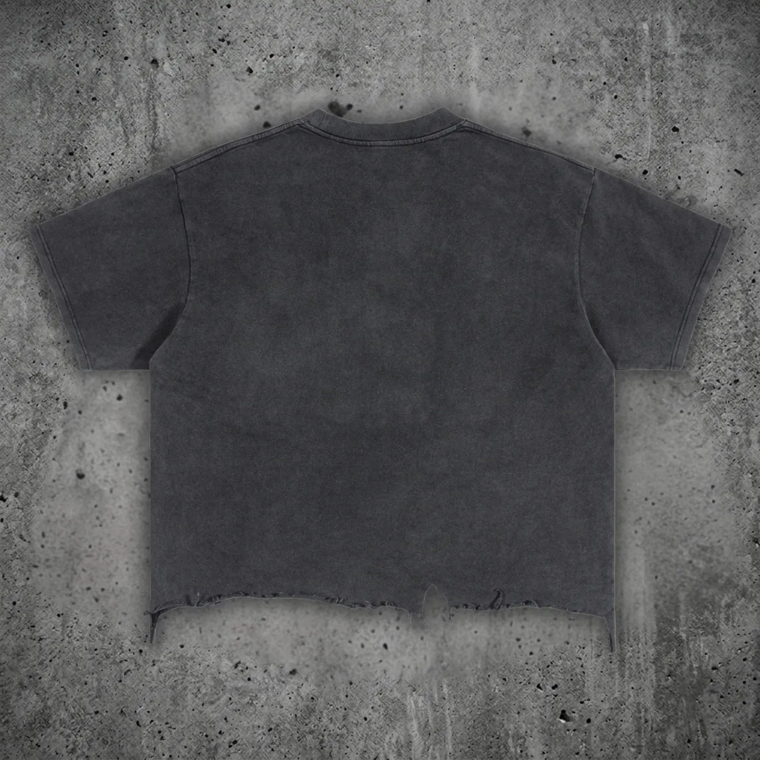 Dissolution of Ego - Vintage Wash Boxy Distressed Hem T-Shirt (NEW) sold by Phantasmagorical product image thumbnail 2