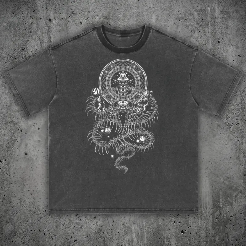 DMT.exe - Fluffy Vintage Washed T-Shirt - 250 GSM (Pre-release drop!) made by Phantasmagorical