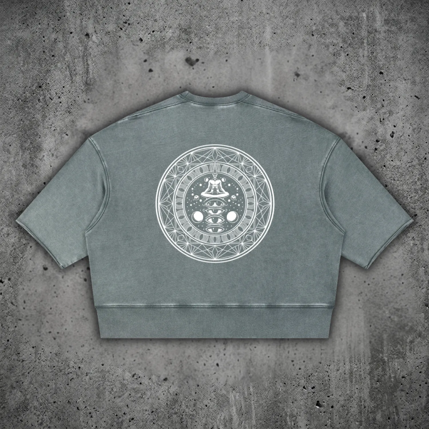 DMT.exe - Unisex Mineral Wash Boxy Raw Edge Ultra-heavyweight T-Shirt sold by Phantasmagorical product image thumbnail 5
