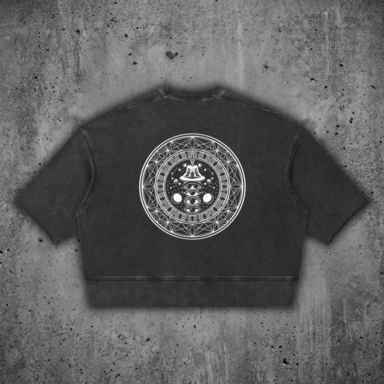 DMT.exe - Unisex Mineral Wash Boxy Raw Edge Ultra-heavyweight T-Shirt sold by Phantasmagorical product image thumbnail 2