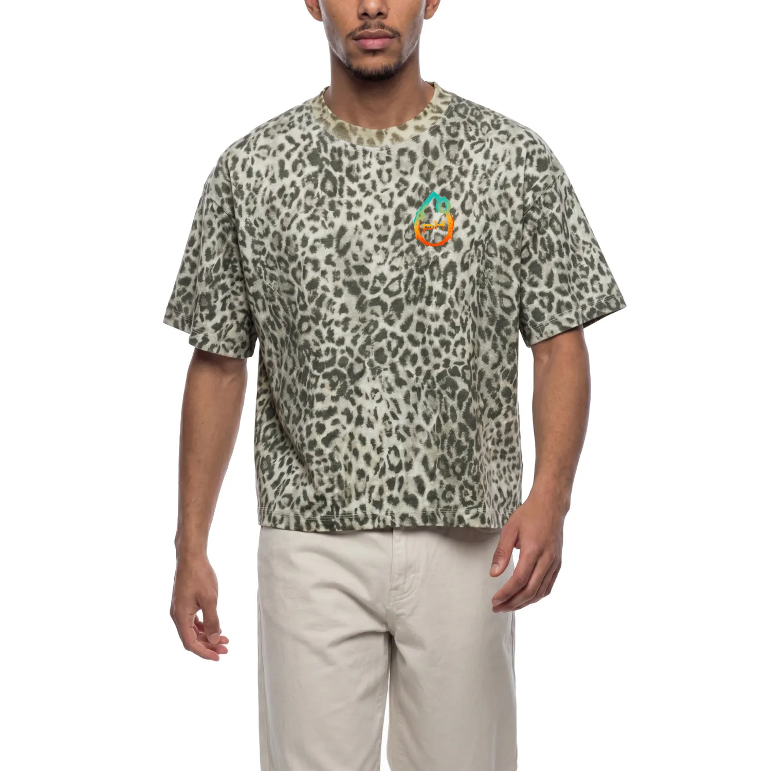 PH - Relaxed Fit Leopard Print Boxy T-Shirt (NEW) sold by Phantasmagorical product image thumbnail 4