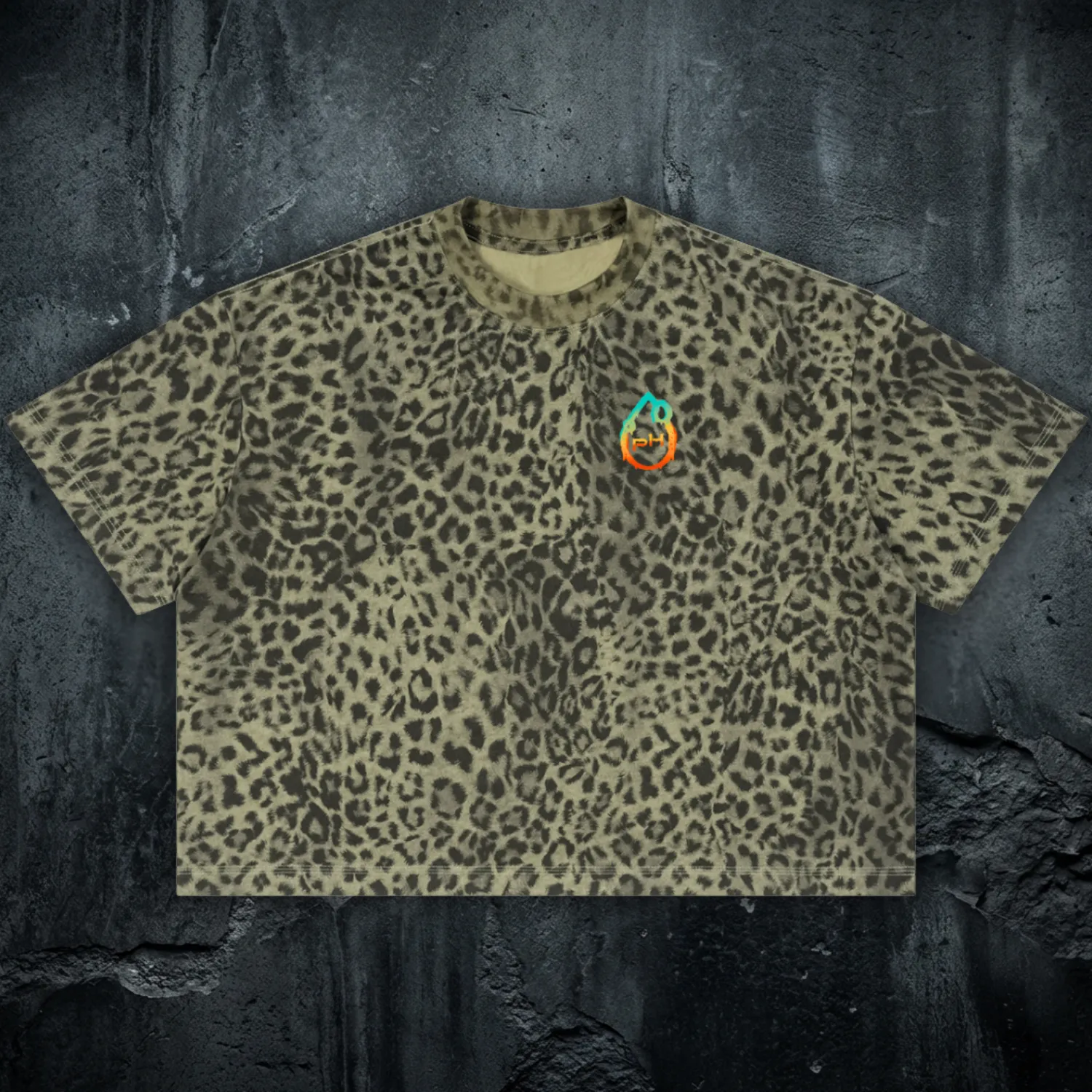PH - Relaxed Fit Leopard Print Boxy T-Shirt (NEW) sold by Phantasmagorical product image thumbnail 2