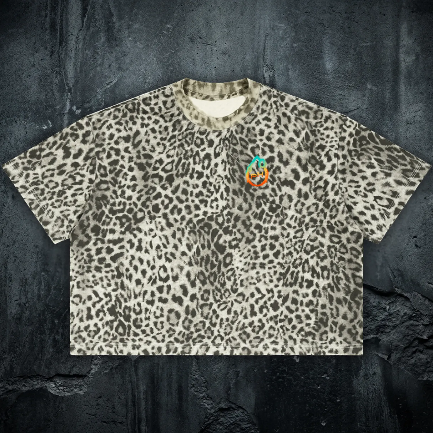 PH - Relaxed Fit Leopard Print Boxy T-Shirt (NEW) sold by Phantasmagorical product image thumbnail 3