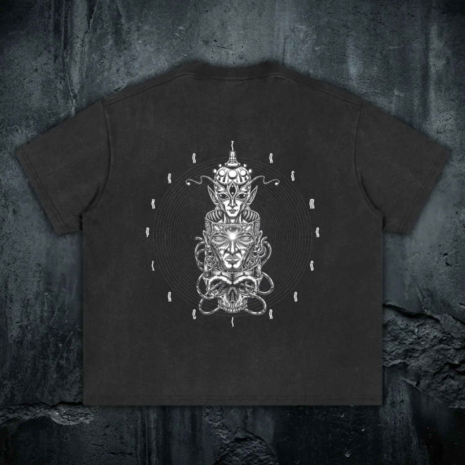 Paradigm - Vintage Wash Architectural Seam Boxy T-Shirt (NEW) sold by Phantasmagorical