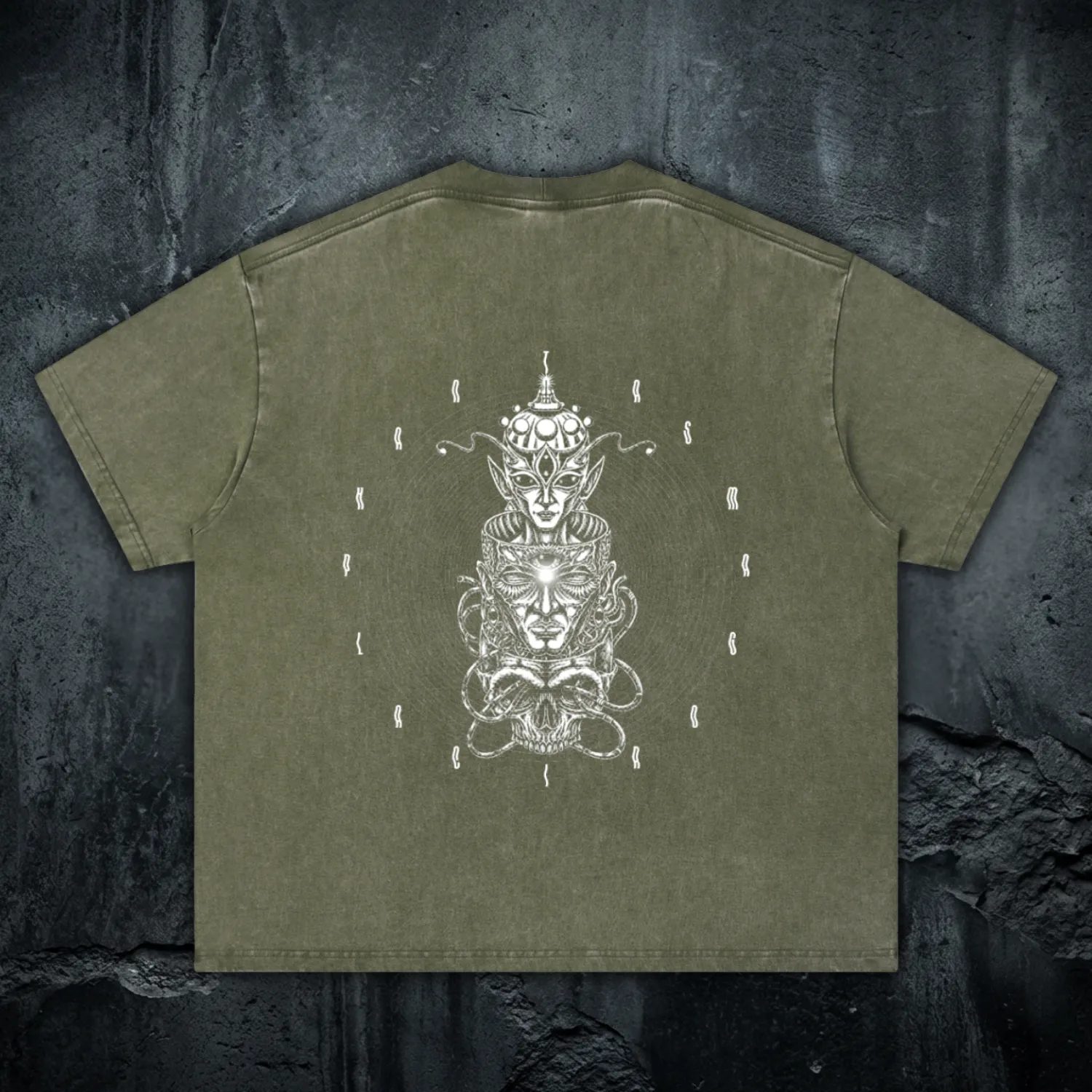 Paradigm - Vintage Wash Architectural Seam Boxy T-Shirt (NEW) sold by Phantasmagorical product image thumbnail 4