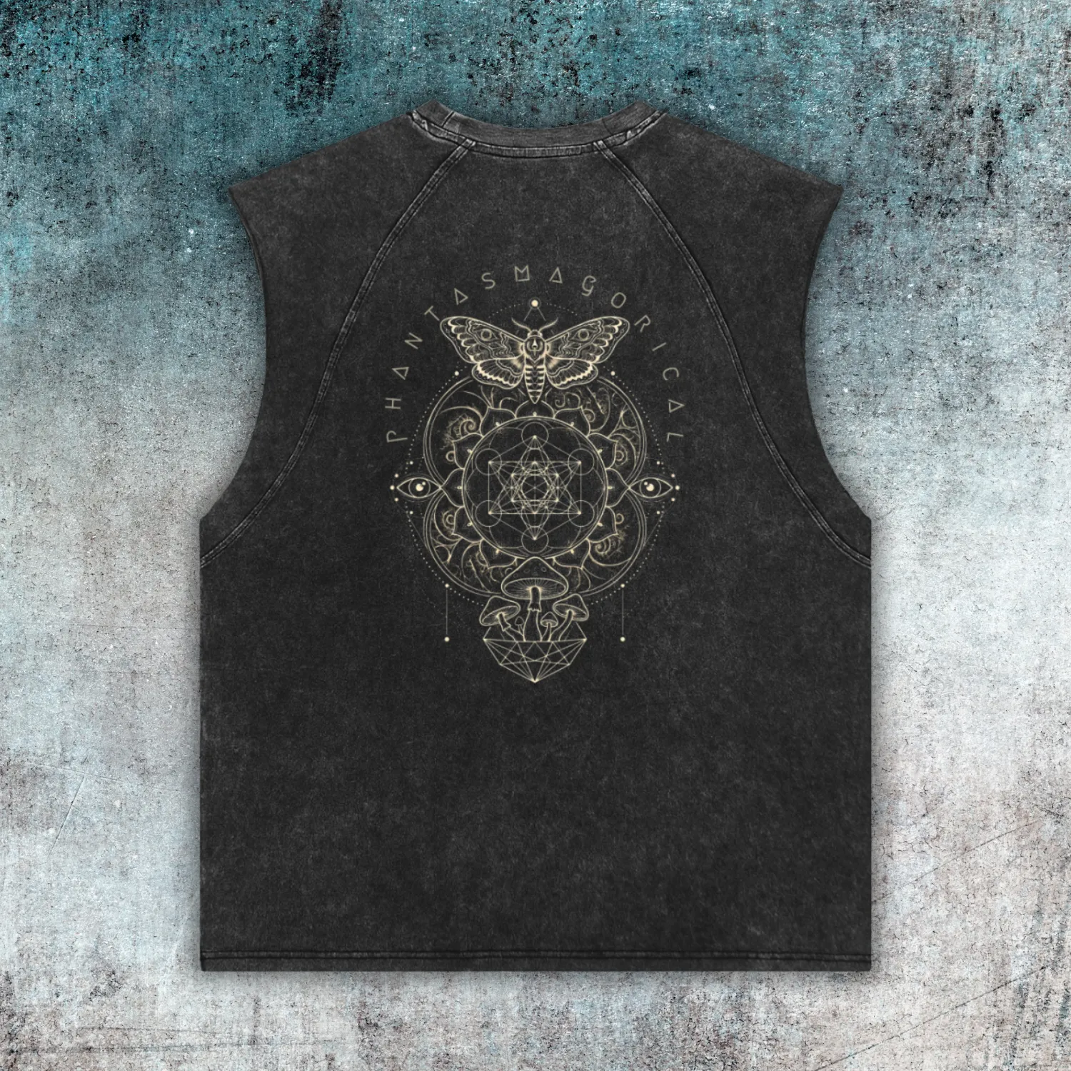 Nocturnal Architect - Snow Washed Heavyweight Tank Top (NEW) sold by Phantasmagorical