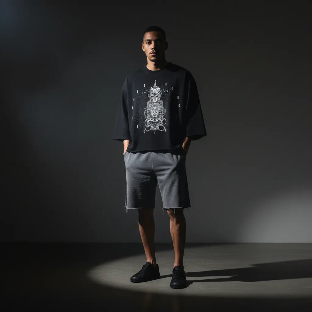 Paradigm - Mineral Wash Raw-Hem DJ Cut Heavyweight Tee sold by Phantasmagorical product image thumbnail 3