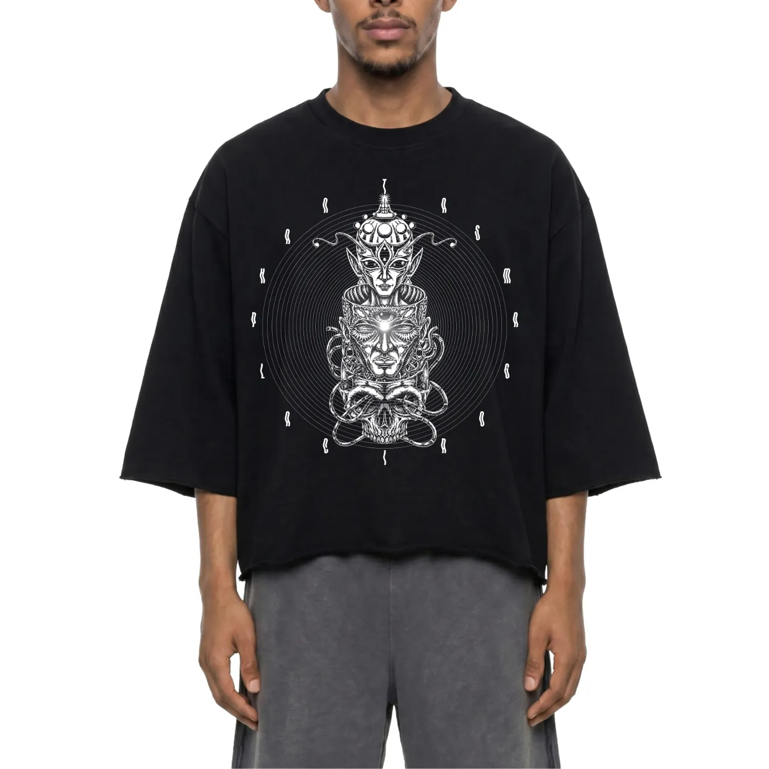 Paradigm - Mineral Wash Raw-Hem DJ Cut Heavyweight Tee sold by Phantasmagorical product image thumbnail 2