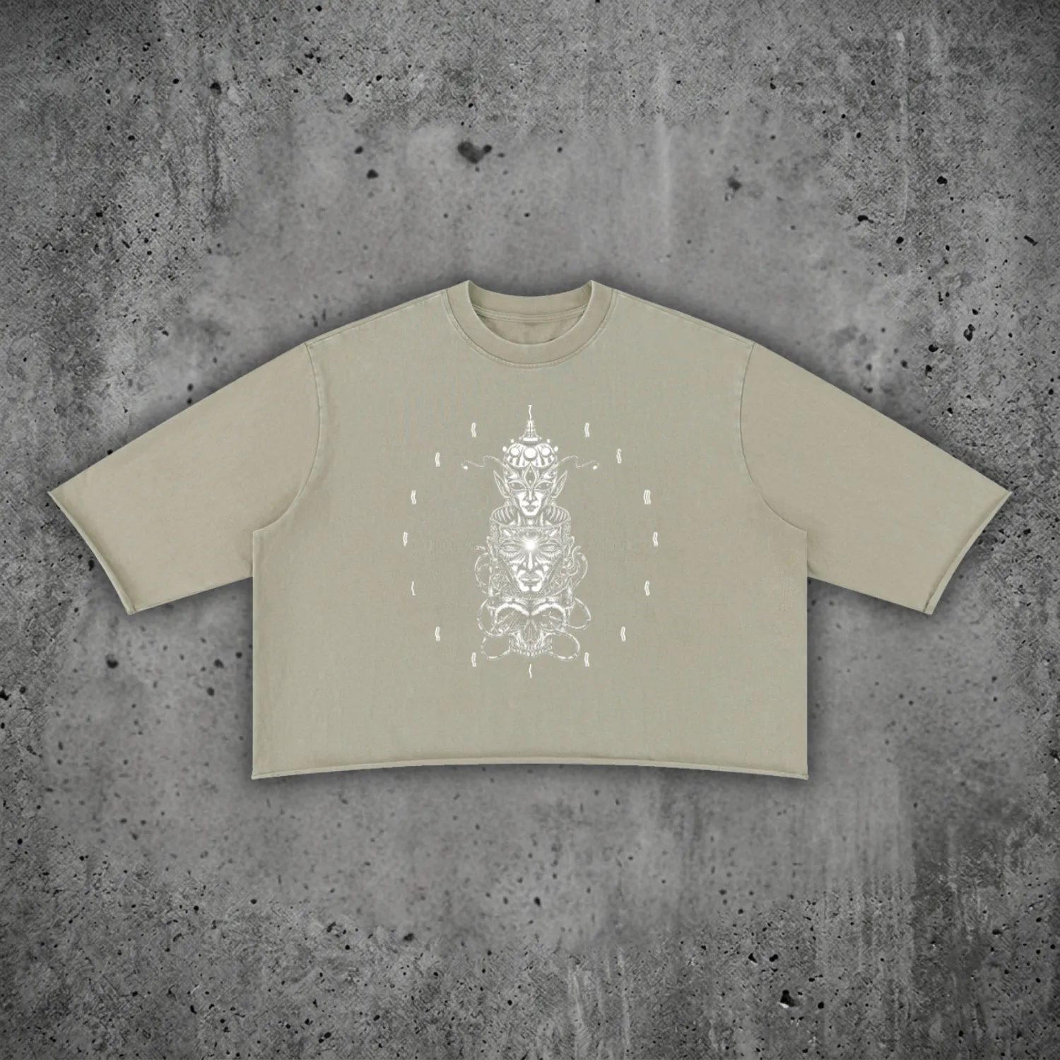 Paradigm - Mineral Wash Raw-Hem DJ Cut Heavyweight Tee sold by Phantasmagorical product image thumbnail 4