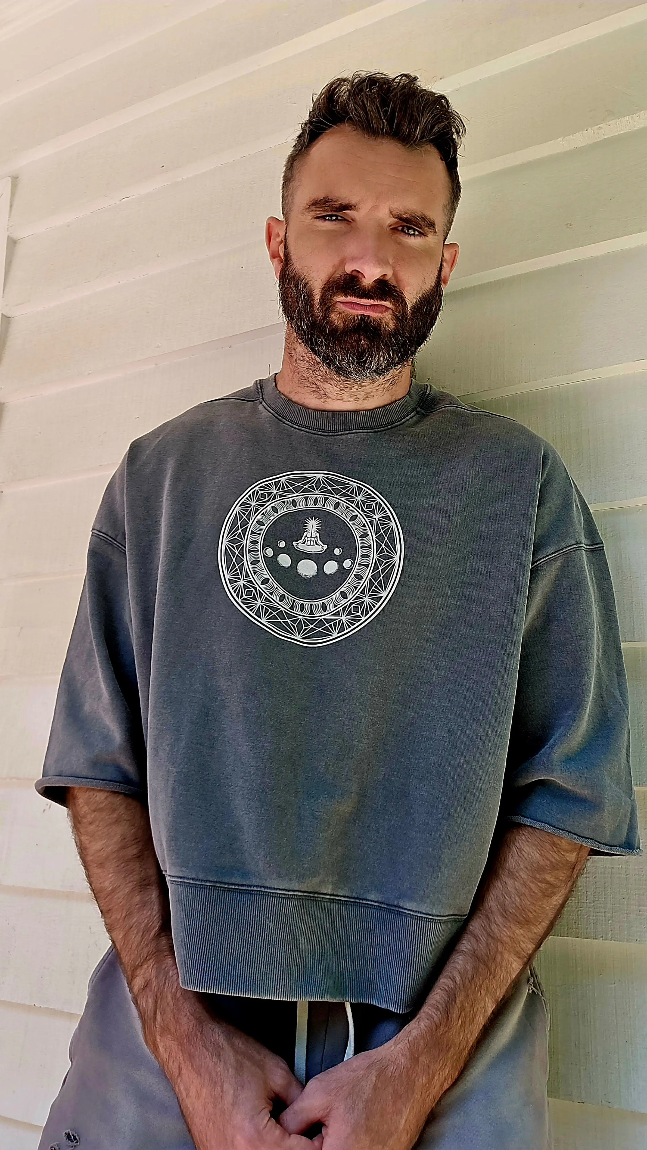Paradigm - Mineral Wash Boxy Raw-Edge Tee sold by Phantasmagorical product image thumbnail 3