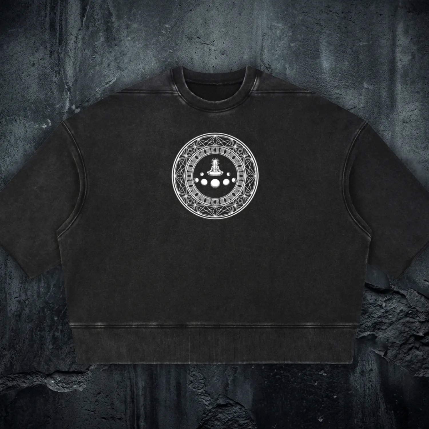 Paradigm - Mineral Wash Boxy Raw-Edge Tee sold by Phantasmagorical product image thumbnail 4