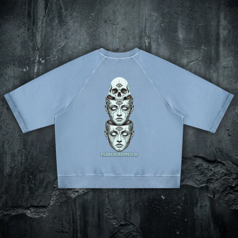 Metamorphosis - Vintage Wash Boxy Short-Sleeve Sweatshirt made by Phantasmagorical