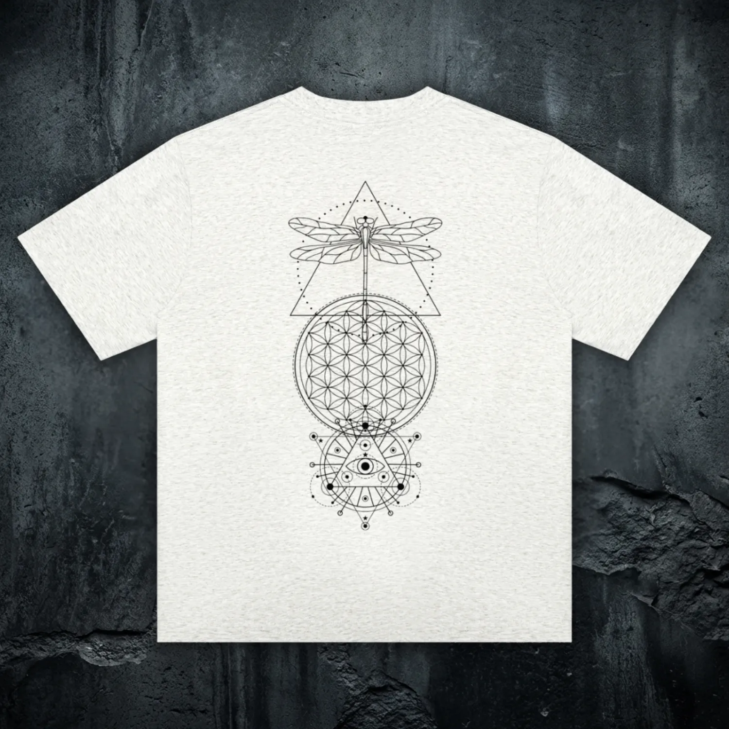 Existential - Minimalist Celestial Crewneck Tee sold by Phantasmagorical product image thumbnail 5
