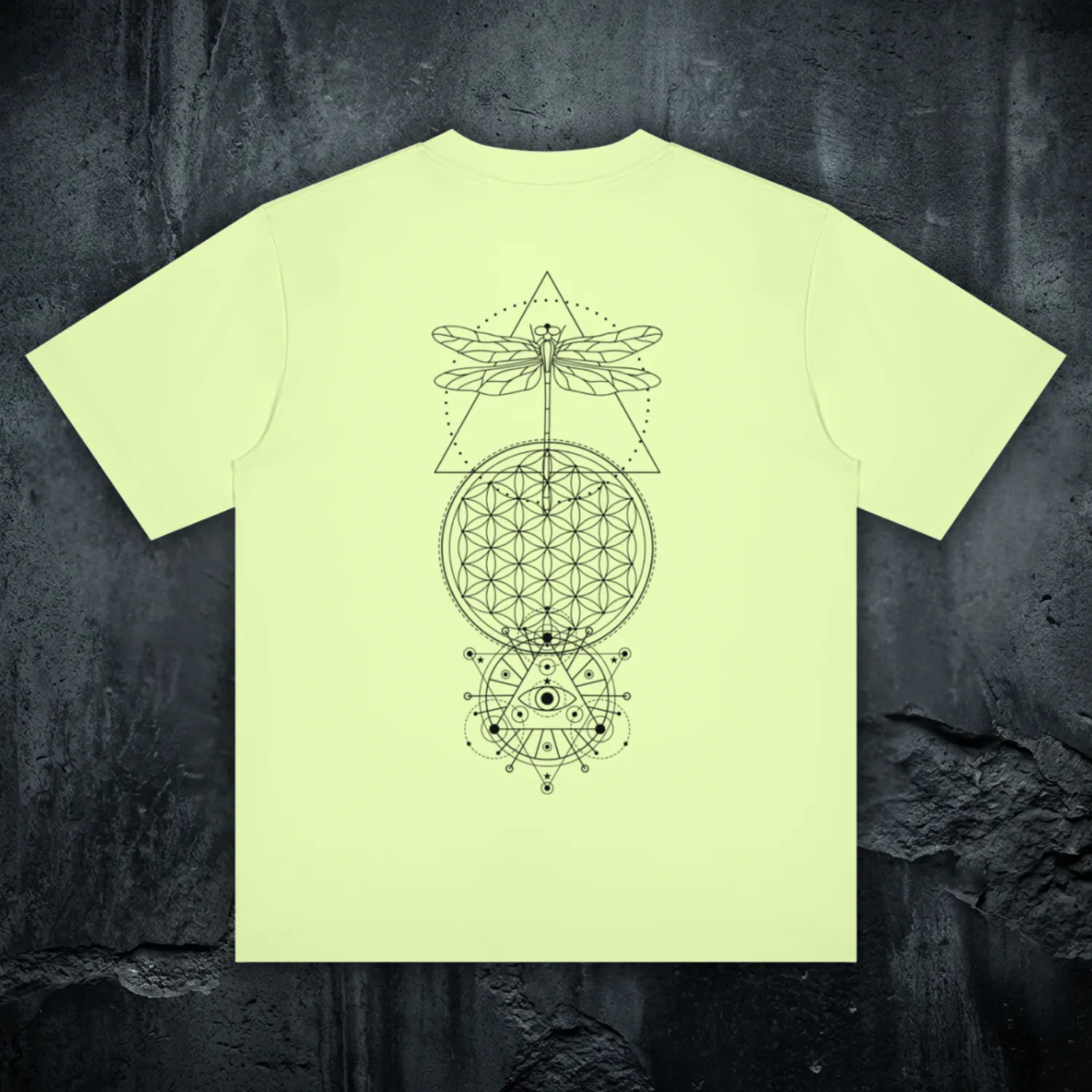Existential - Minimalist Celestial Crewneck Tee sold by Phantasmagorical