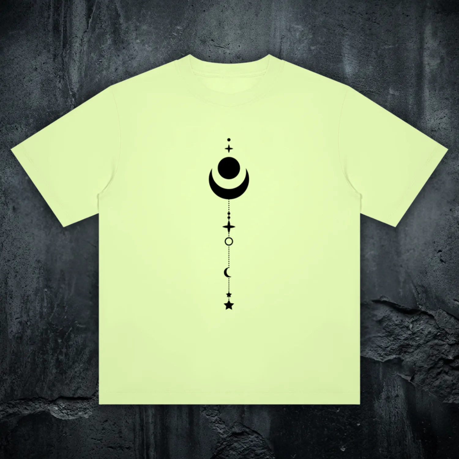 Existential - Minimalist Celestial Crewneck Tee sold by Phantasmagorical product image thumbnail 2