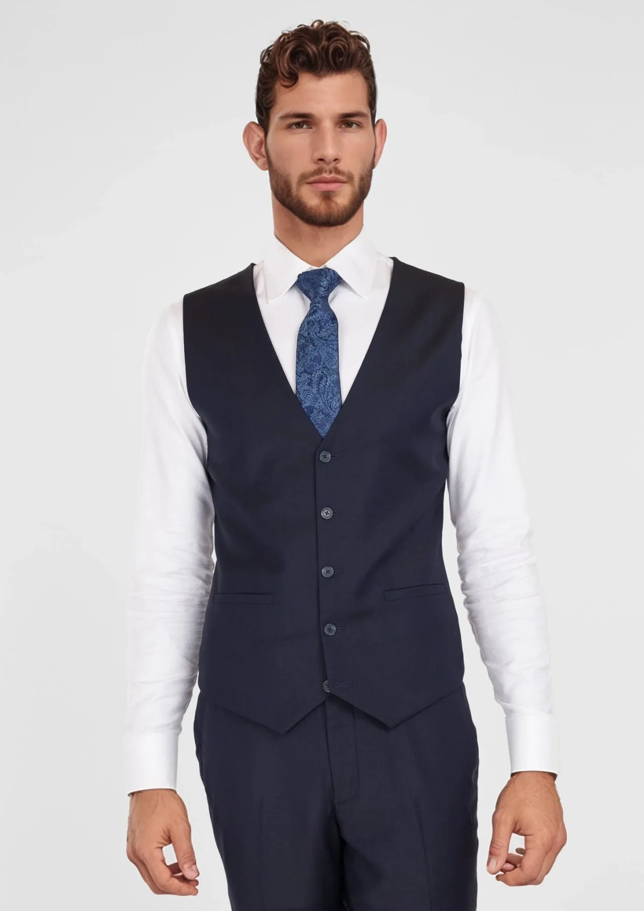 Deep Navy Vest sold by Sartoro product image thumbnail 3