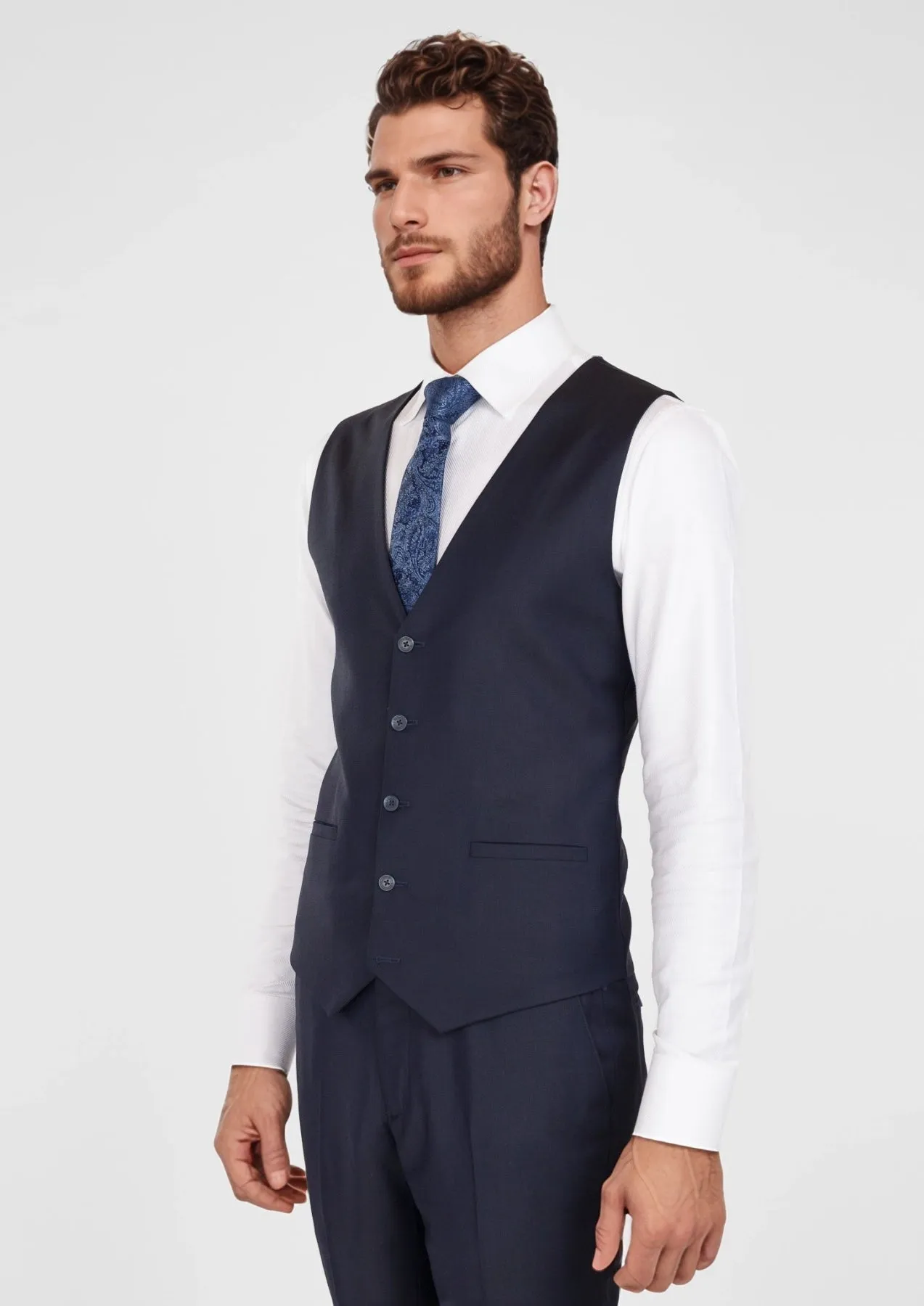 Deep Navy Vest sold by Sartoro product image thumbnail 2
