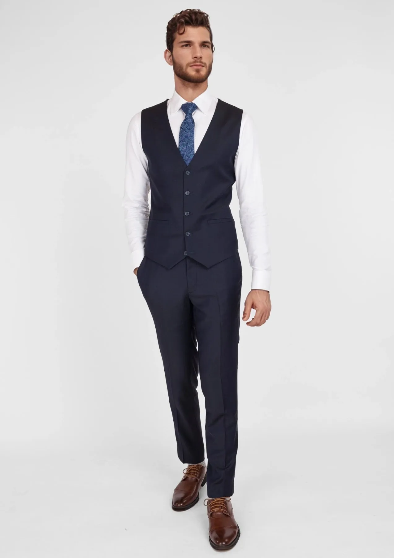 Deep Navy Vest sold by Sartoro product image thumbnail 5