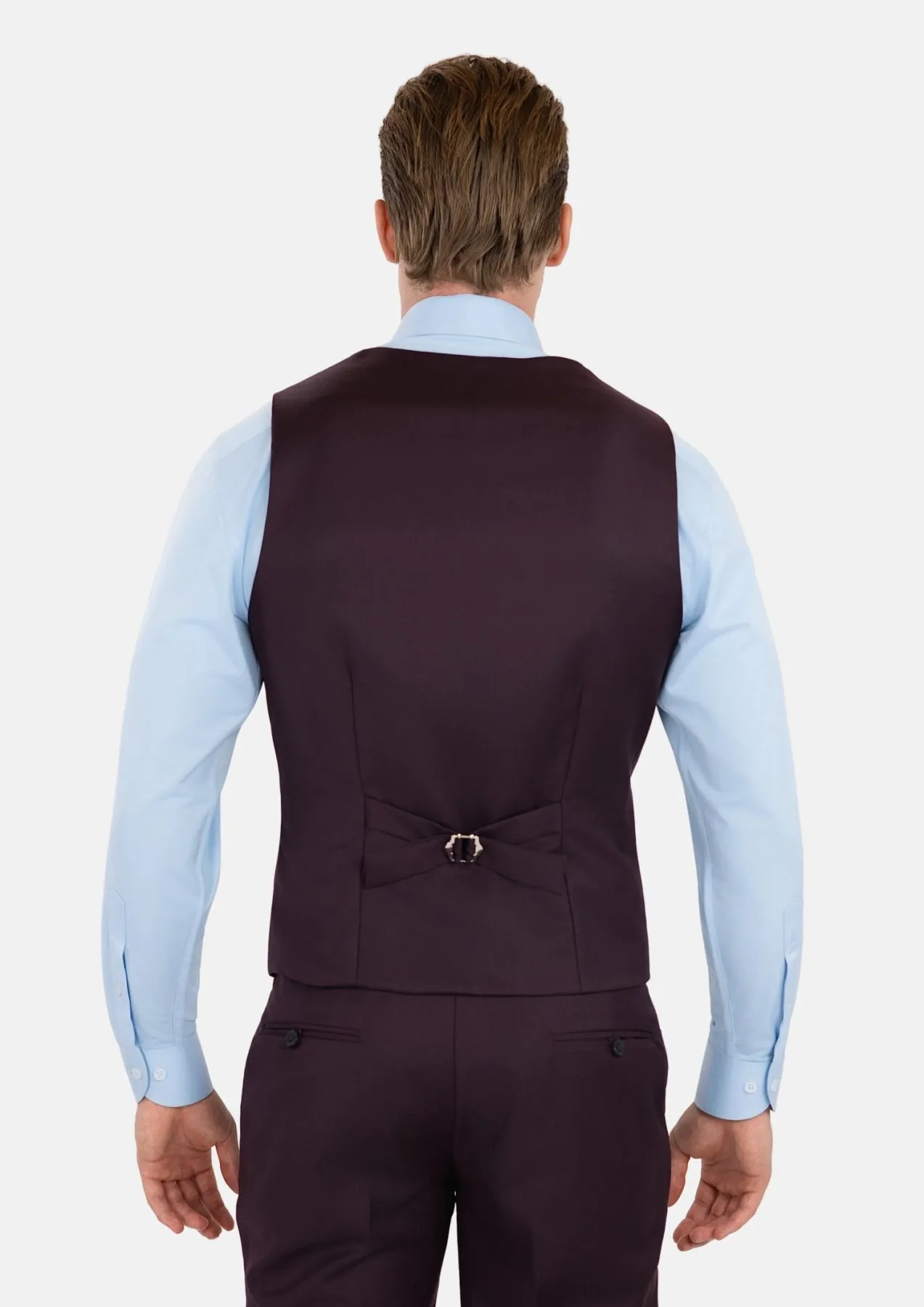 Obsidian Purple Wool Vest sold by Sartoro product image thumbnail 5