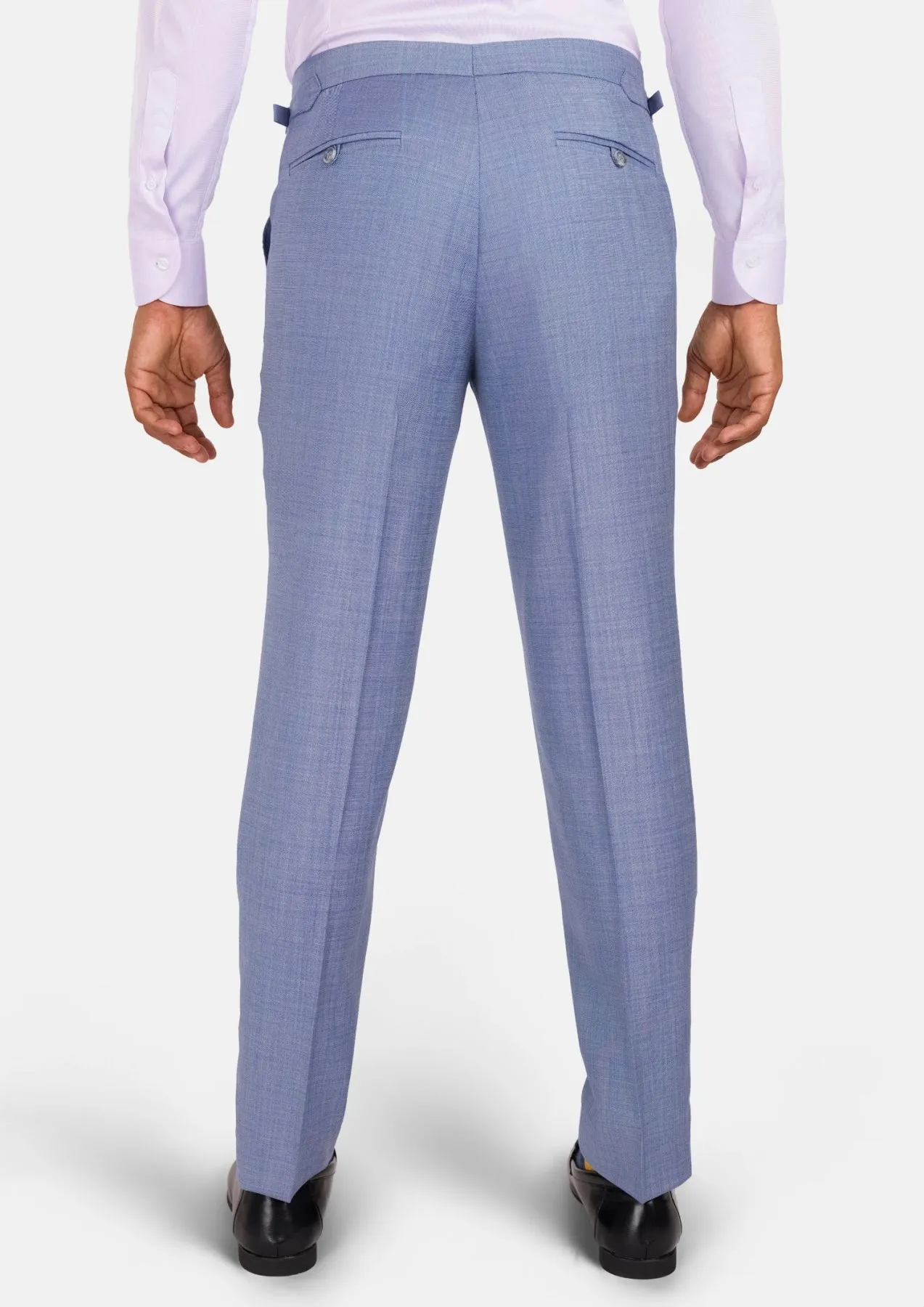 Columbia Blue Sharkskin Pants sold by Sartoro product image thumbnail 5