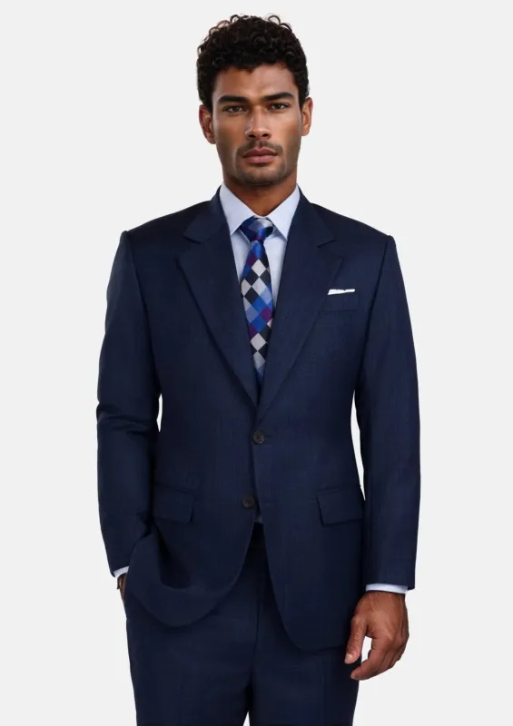 Penn Blue Sharkskin Ellis Suit sold by Sartoro