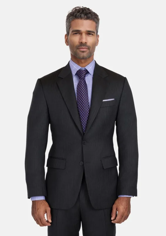 Charcoal Smoke Astor Suit sold by Sartoro