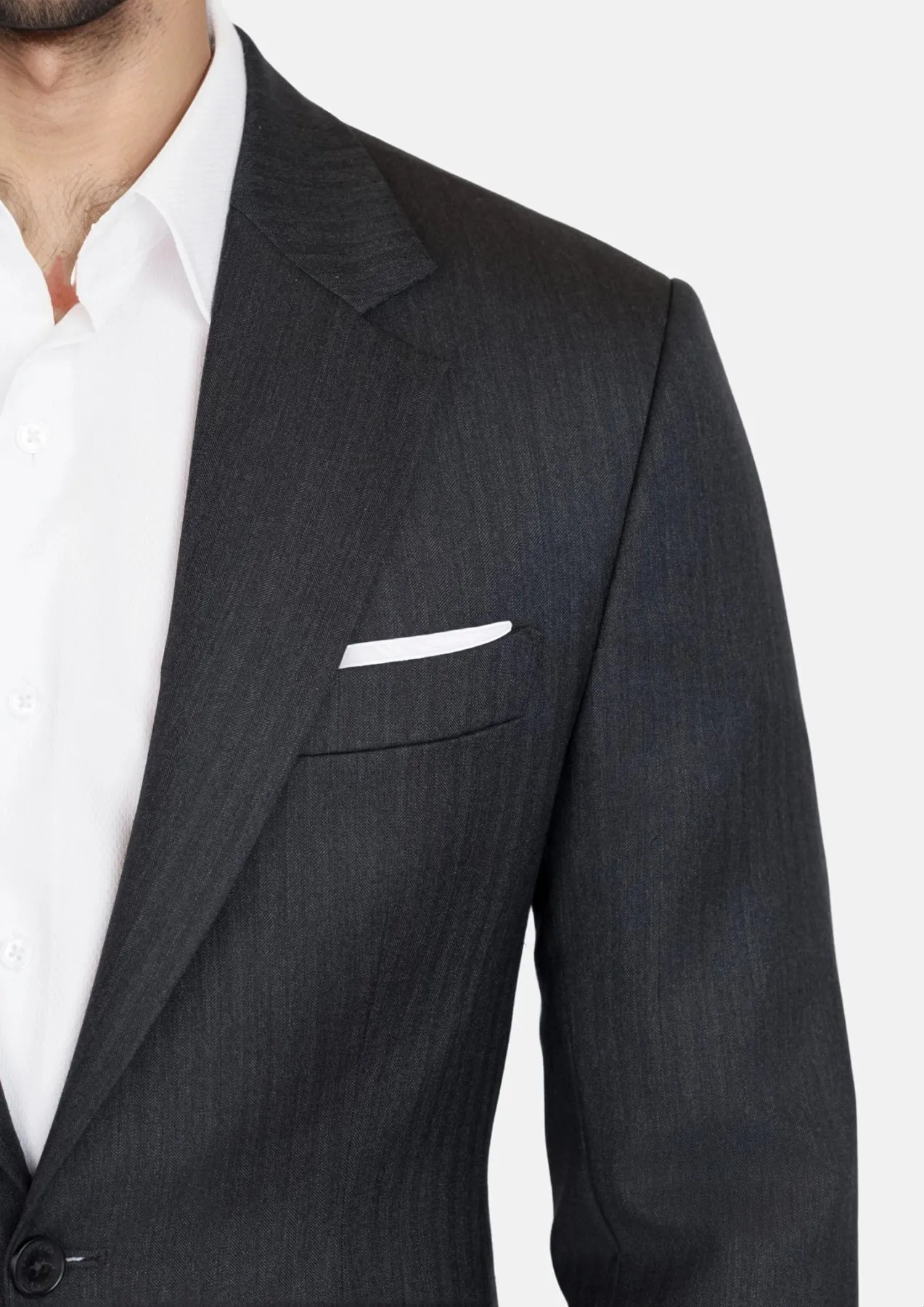 Charcoal Smoke Astor Jacket sold by Sartoro product image thumbnail 2