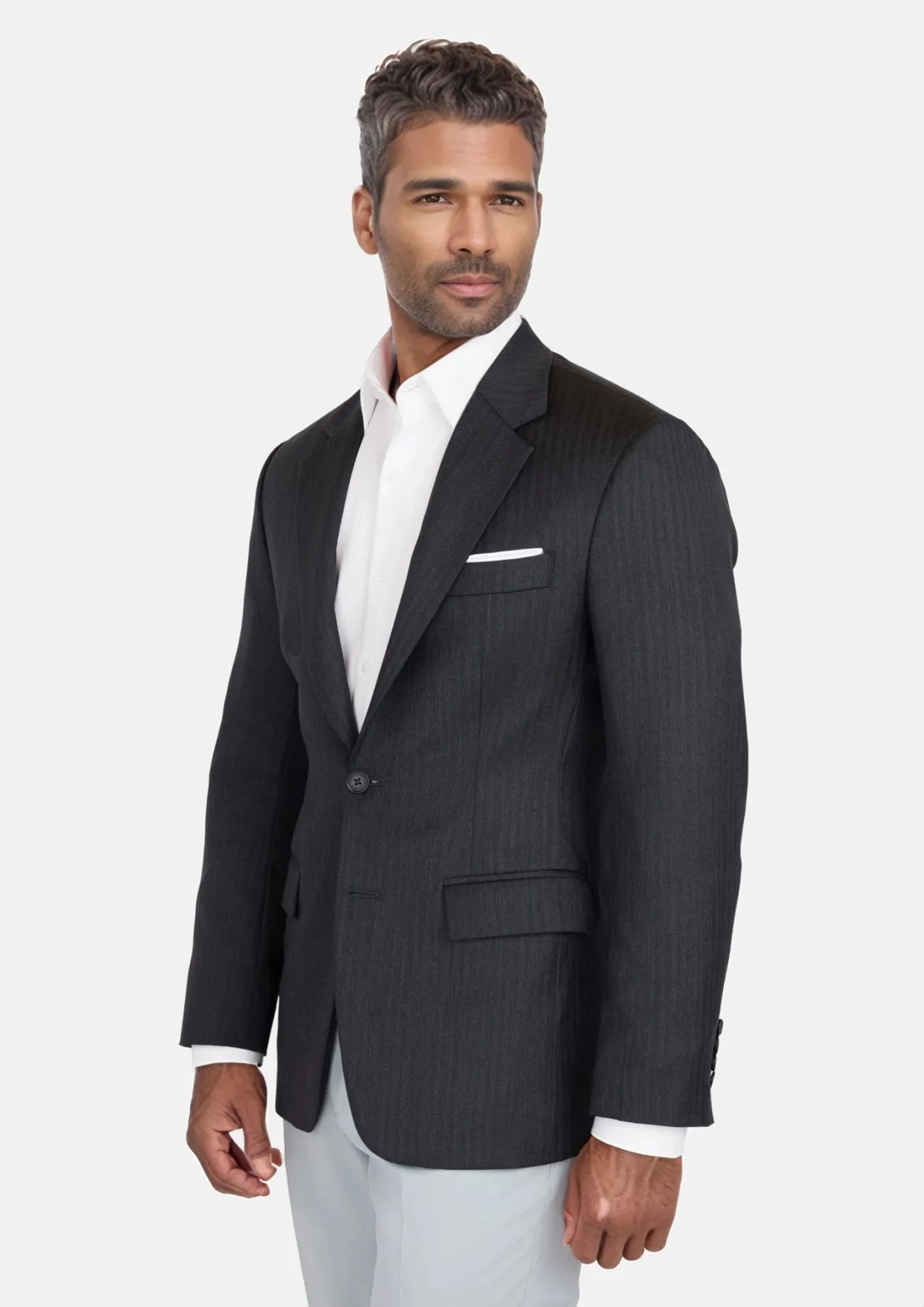 Charcoal Smoke Astor Jacket sold by Sartoro product image thumbnail 3