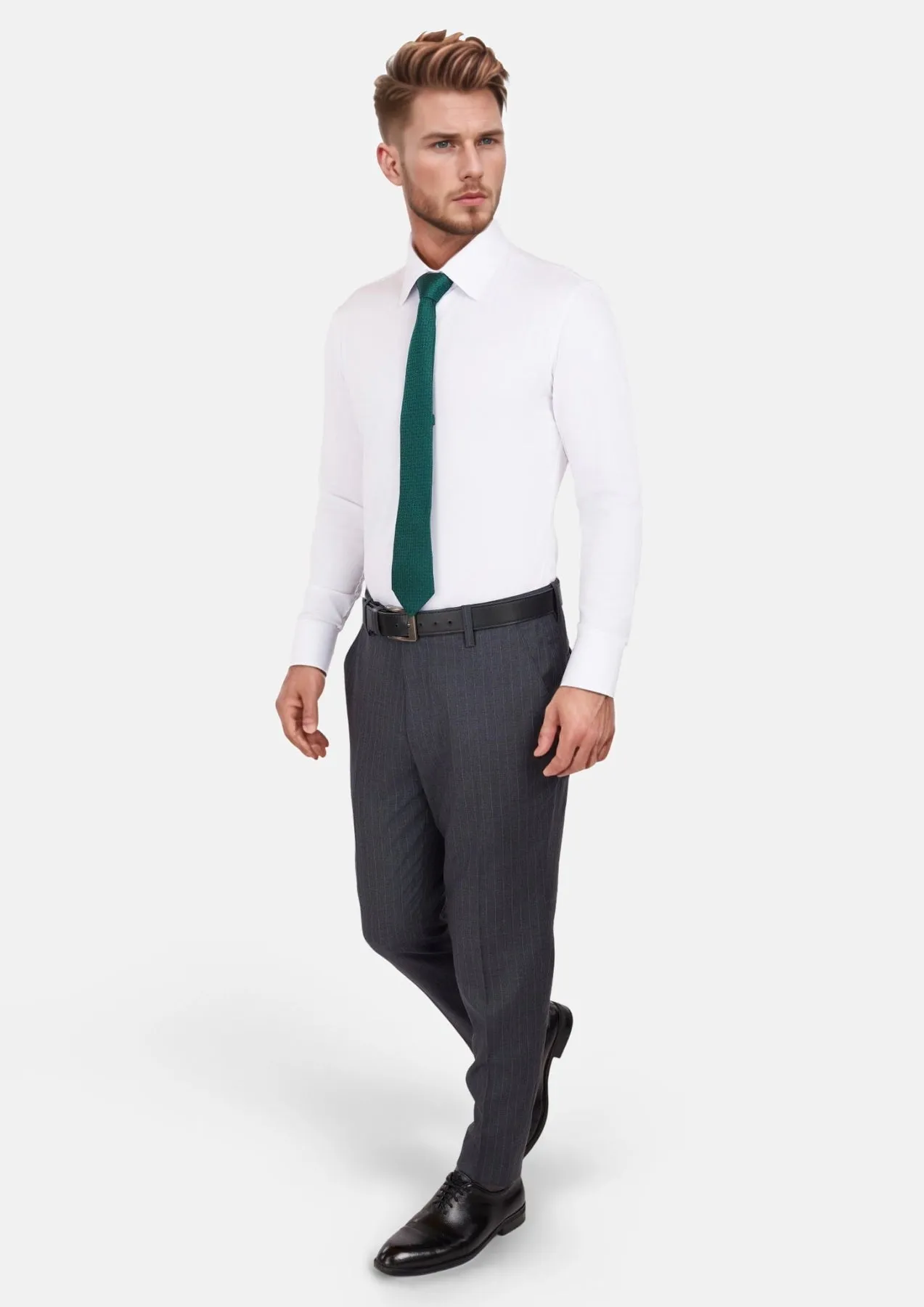 Charcoal Pinstripe Pants sold by Sartoro product image thumbnail 4