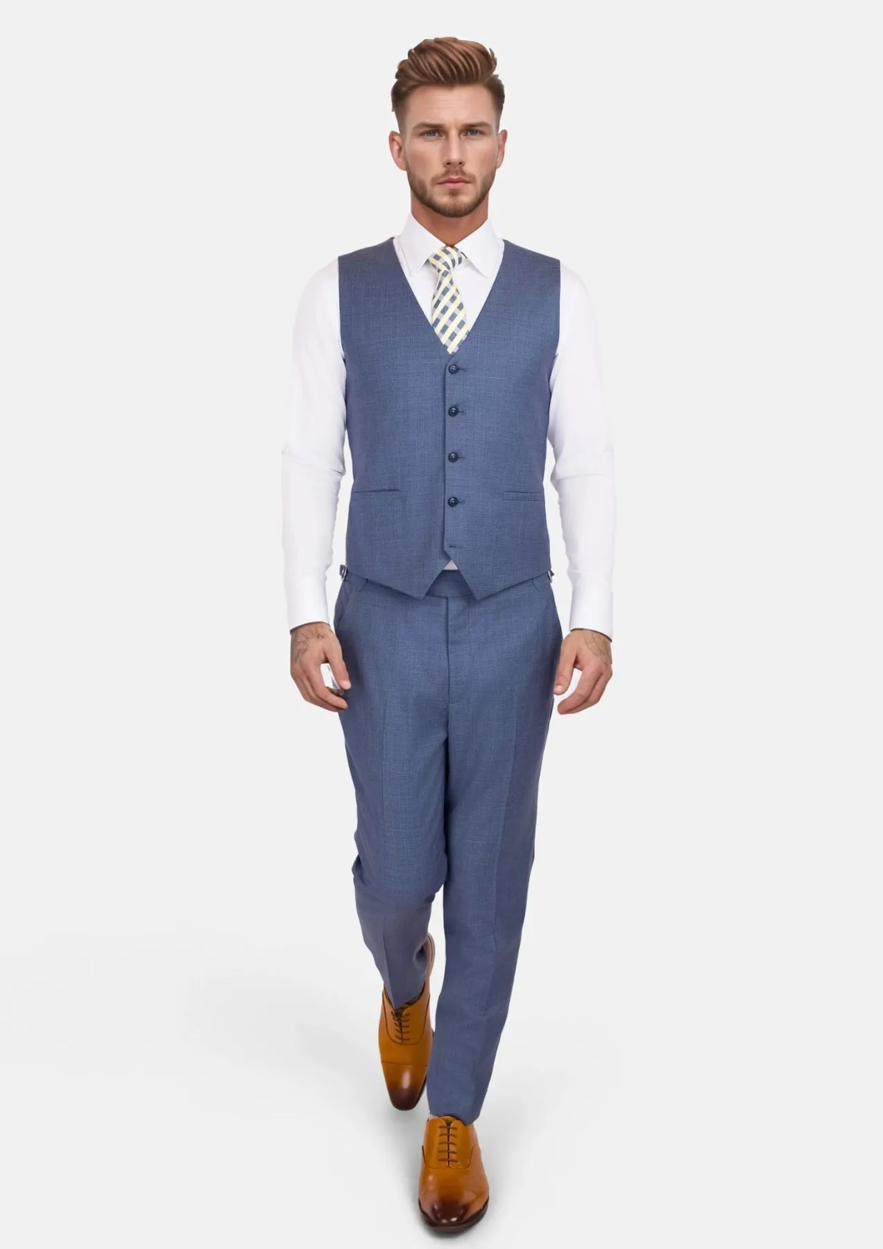 Philly Blue Vest sold by Sartoro product image thumbnail 4