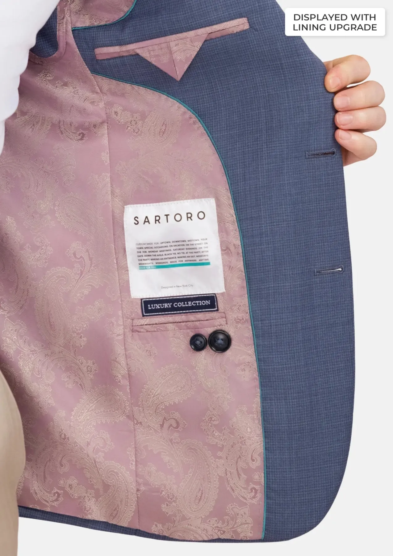 Philly Blue Ellis Jacket sold by Sartoro product image thumbnail 4