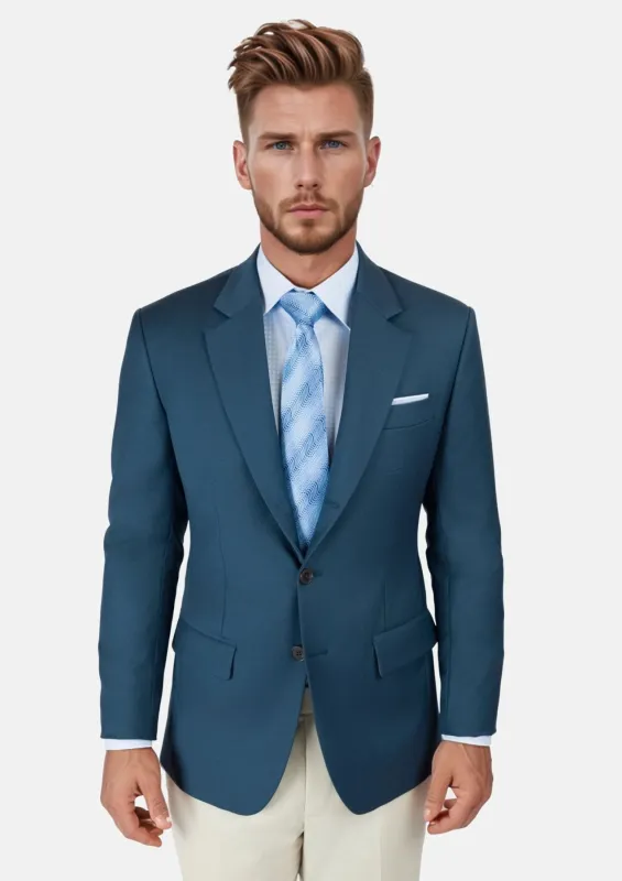 Aegean Blue Thompson Jacket sold by Sartoro