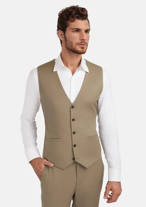 Nobility Light Brown Vest sold by Sartoro
