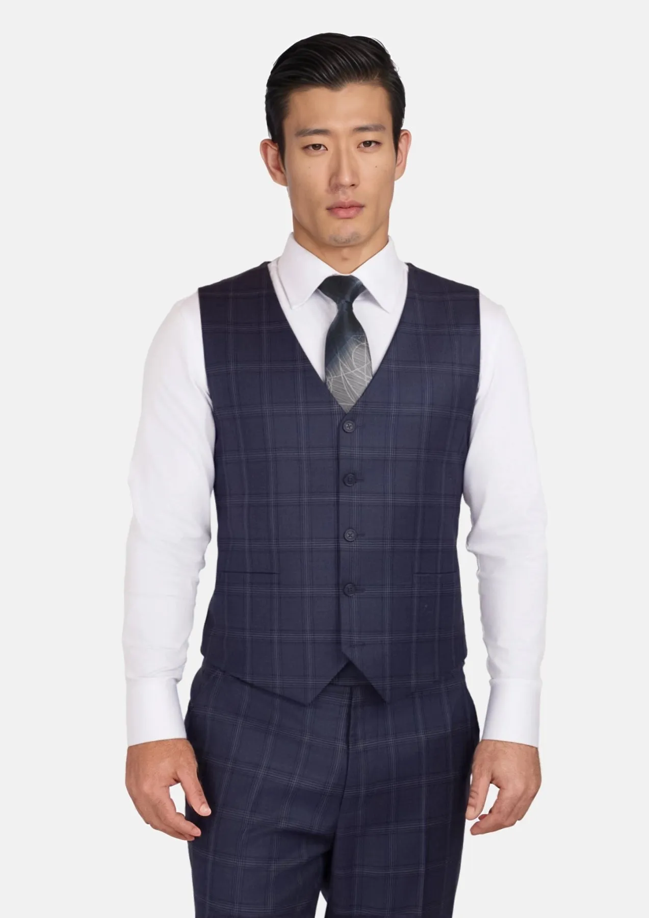 British Navy Checked Vest sold by Sartoro