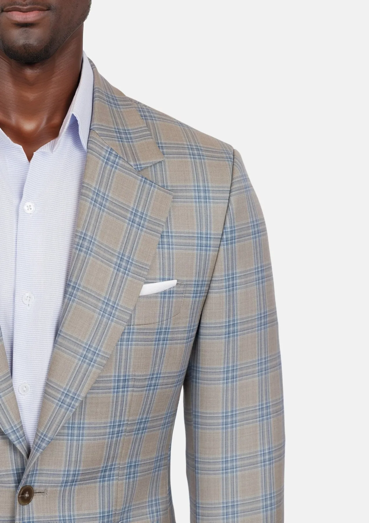Milano Grey Checked Suit sold by Sartoro product image thumbnail 2