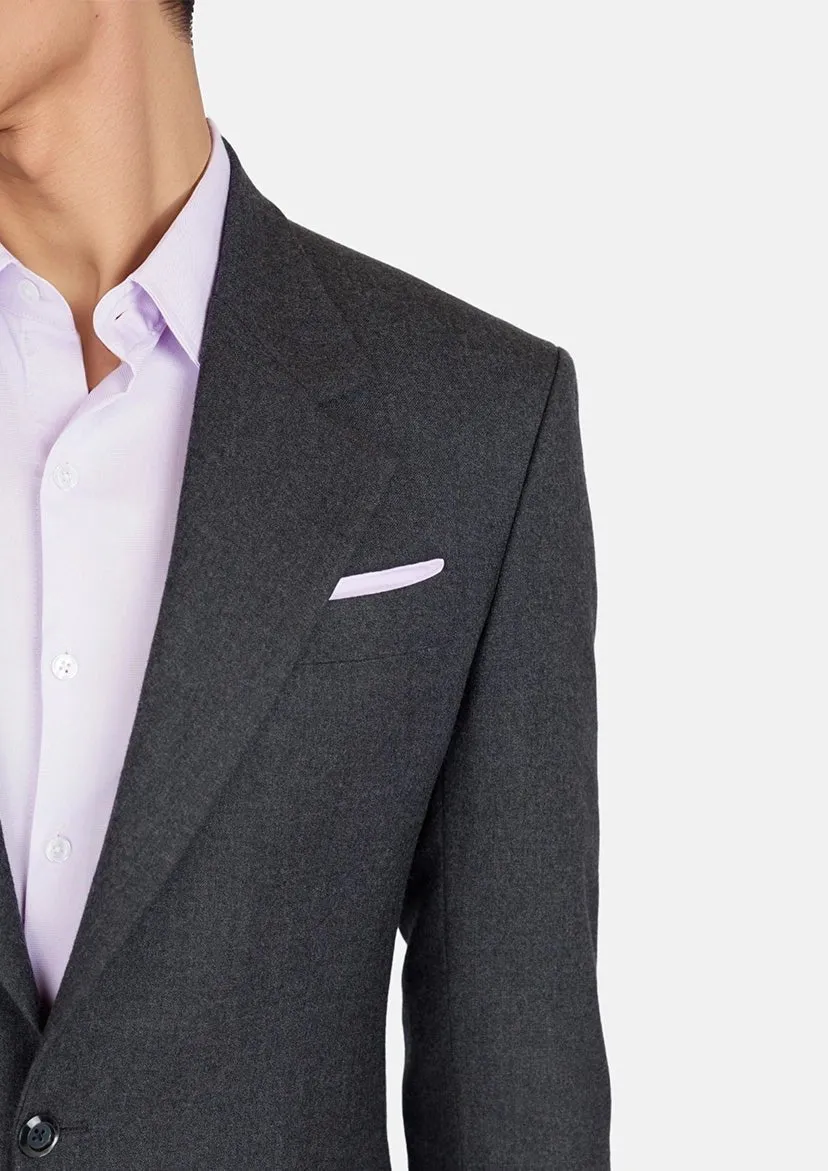 Charcoal Flannel Ellis Jacket sold by Sartoro product image thumbnail 2