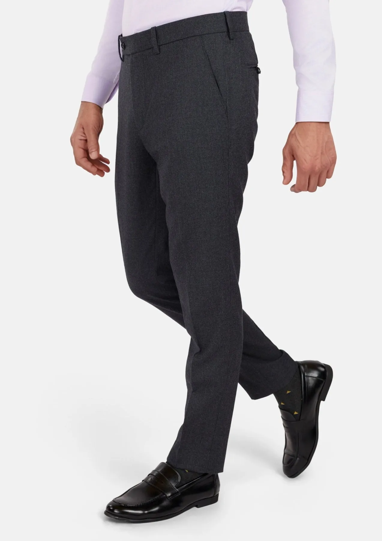 Charcoal Flannel Pants sold by Sartoro product image thumbnail 3
