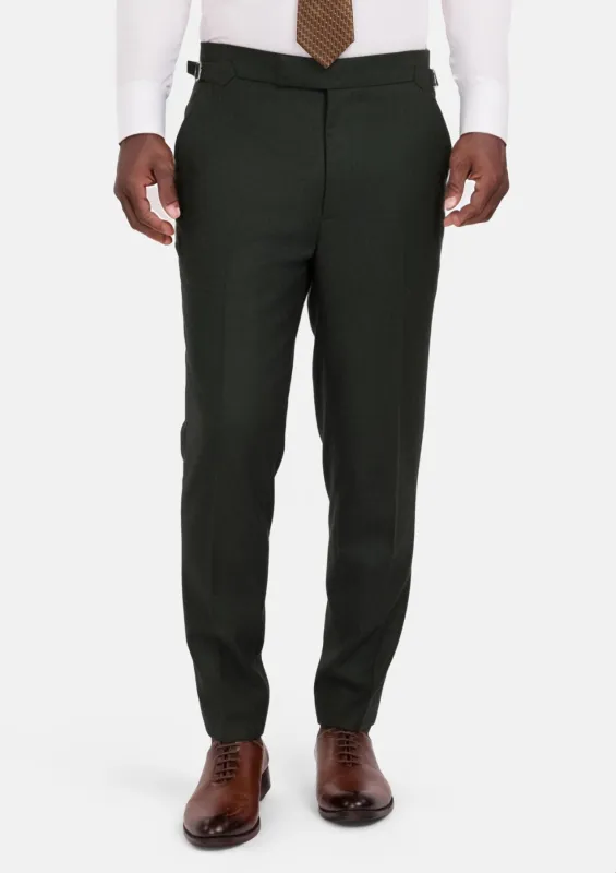 Forest Green Flannel Pants sold by Sartoro