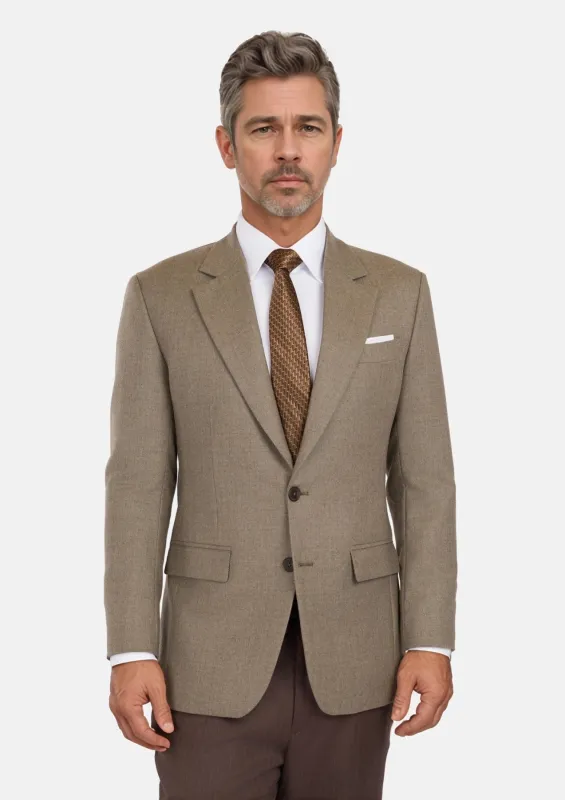 Astoria Brown Flannel Astor Jacket sold by Sartoro