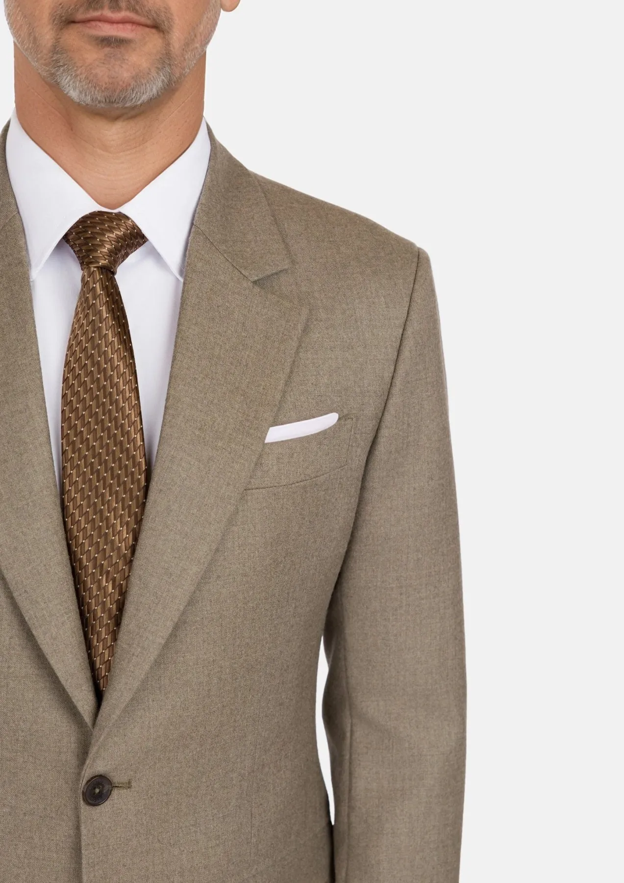Astoria Brown Flannel Astor Jacket sold by Sartoro product image thumbnail 2
