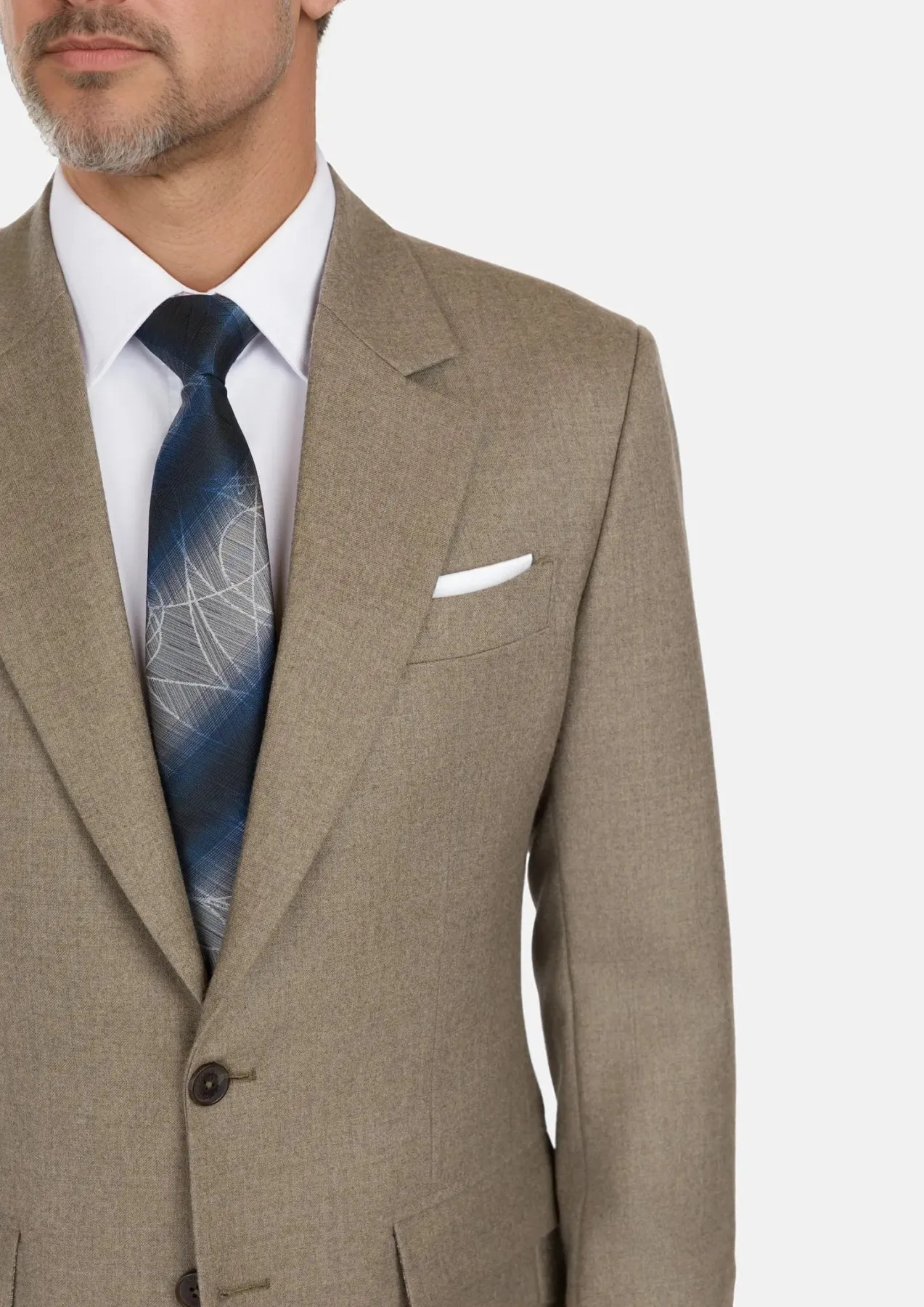 Astoria Brown Flannel Astor Suit sold by Sartoro product image thumbnail 2