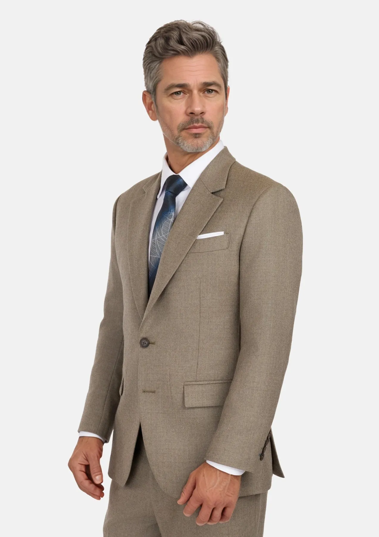 Astoria Brown Flannel Astor Suit sold by Sartoro product image thumbnail 3