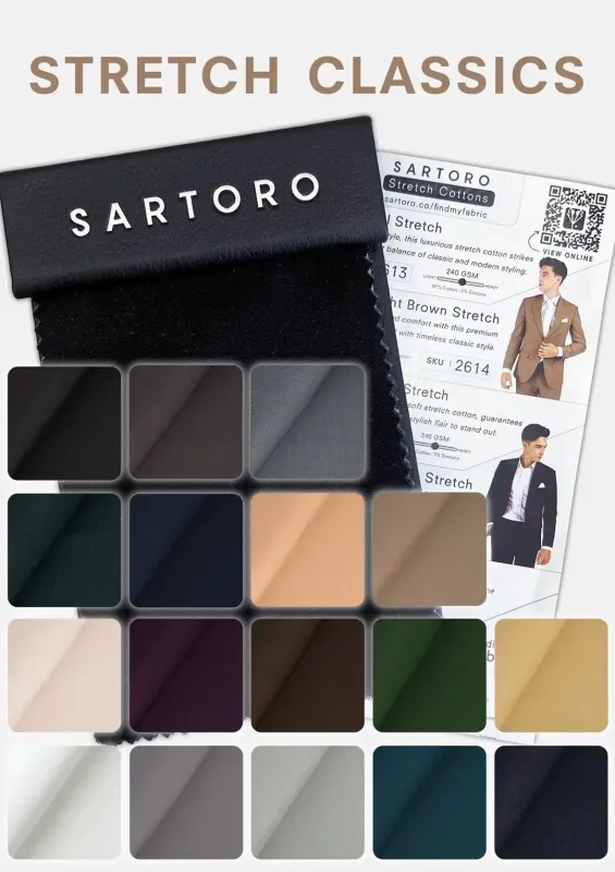 Stretch Classics Swatch Set sold by Sartoro