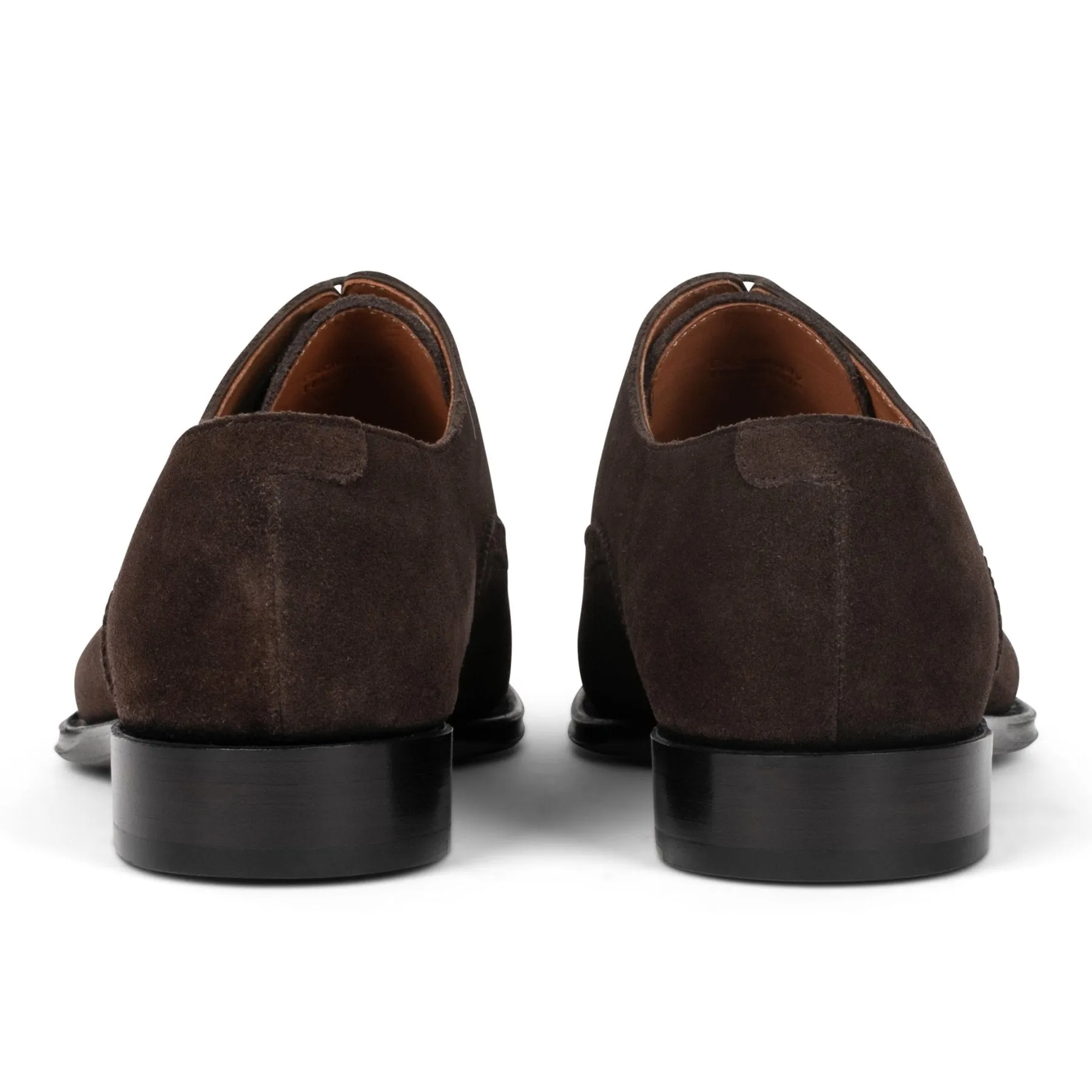 Windsor Brogue Cap-Toe // Tobacco Velvet Brown Suede sold by Sartoro product image thumbnail 4