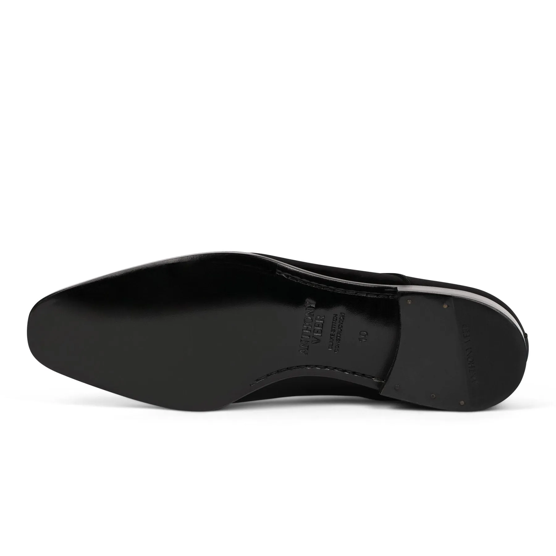Belmont Penny Loafer // Velvet Noir Black Suede sold by Sartoro product image thumbnail 5