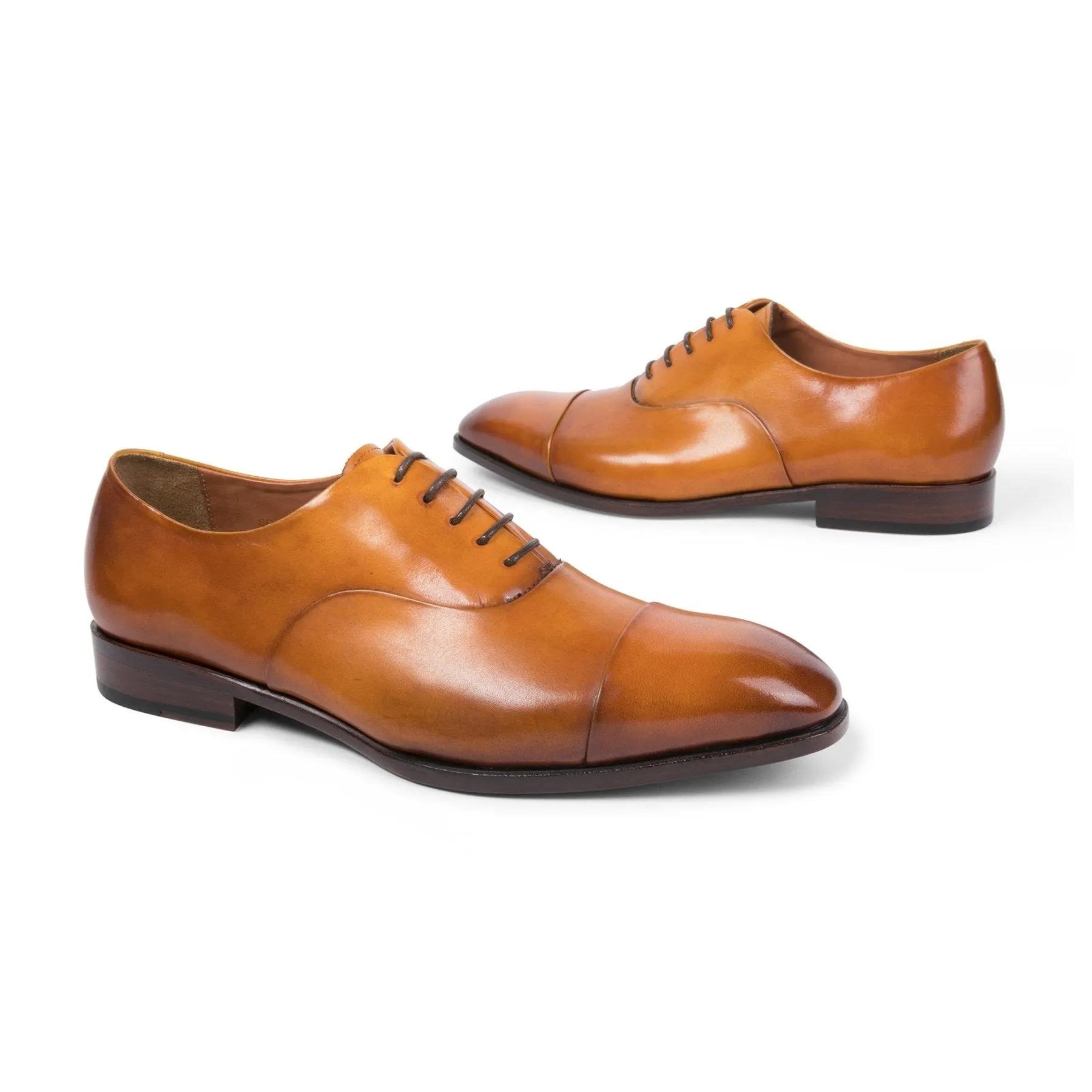 Genoa Cap-Toe Oxford // Tan sold by Sartoro product image thumbnail 2