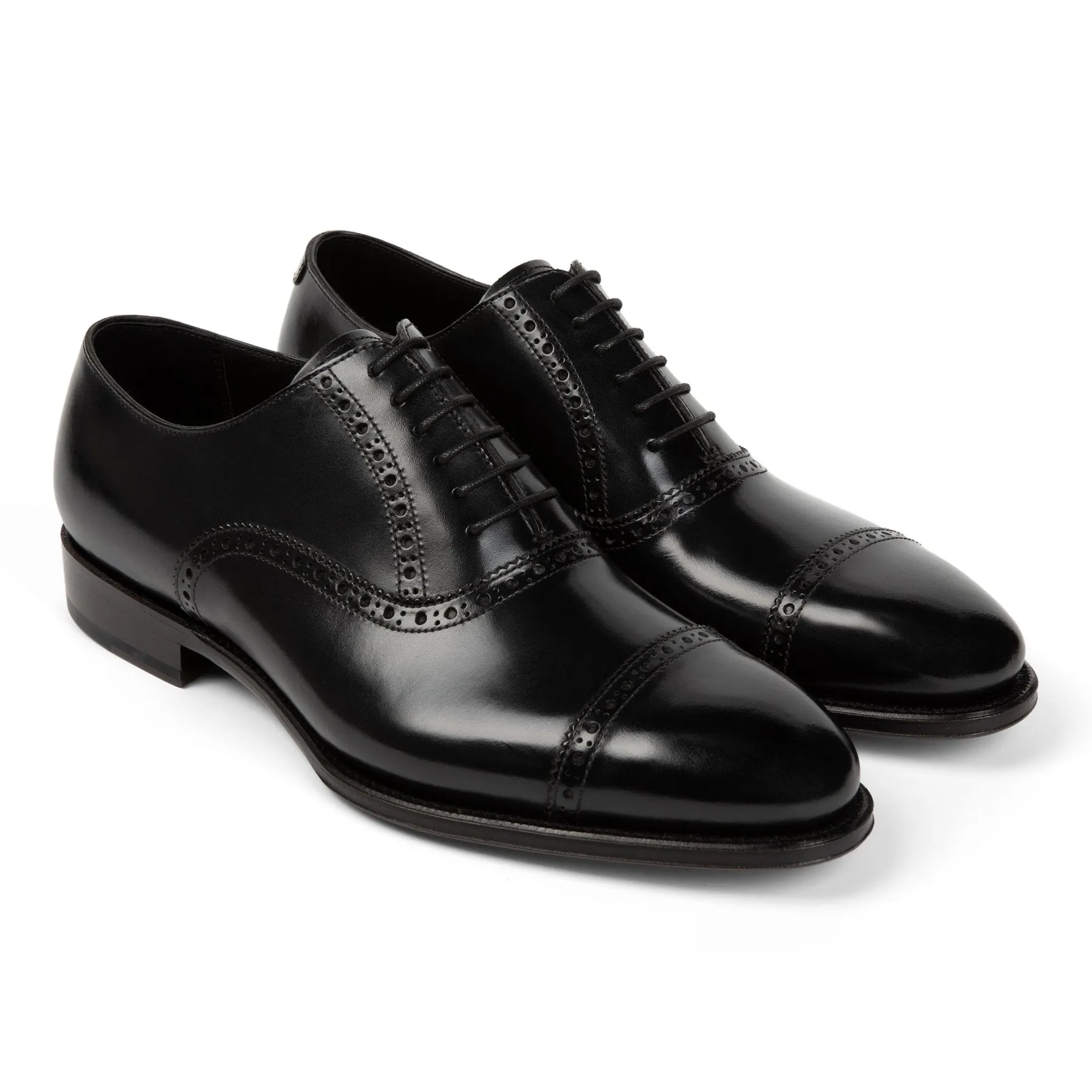 Windsor Brogue Cap-Toe // Obsidian Black sold by Sartoro product image thumbnail 2